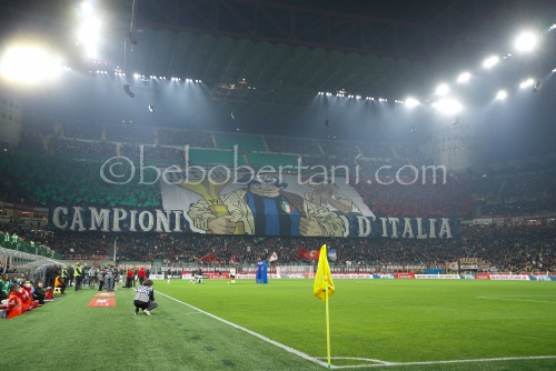 fc Inter supporters choreography