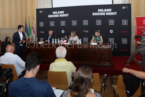 Press Conference MATCHROOM BOXING ITALY - Palazzo Marino may 27 2019