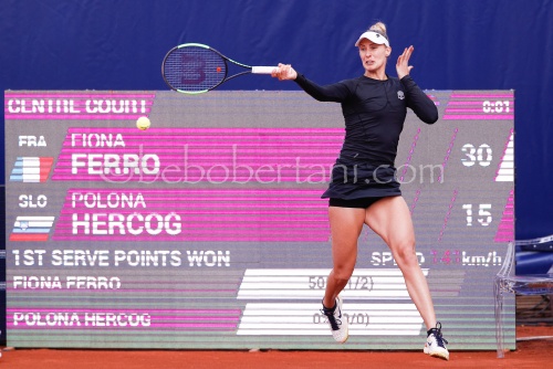 WTA Lugano SemiFinal Hercog P. vs Ferro F.